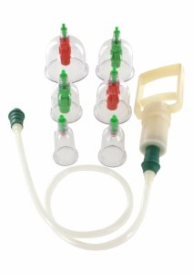 Cupping Vacuum Cupset zestaw próżniowy do terapii bańkami, 12 elementów z pompką