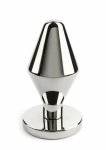Mr. Steel Classic Plug Medium stalowy korek anatomiczny, rozmiar M, polerowana powierzchnia