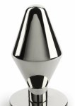 Mr. Steel Classic Plug Medium stalowy korek anatomiczny, rozmiar M, polerowana powierzchnia