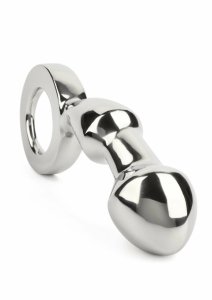 Mr. Steel Drang Fun Plug stalowy ergonomiczny model z uchwytem, długość 11 cm