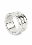 Mr. Steel The Wall C-Ring 40mm stalowy pierścień anatomiczny, szeroki profil
