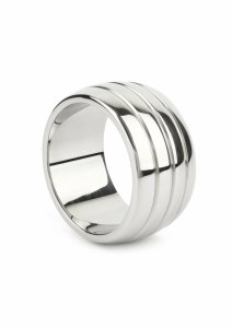 Mr. Steel Oval Barrel C-Ring 50mm stalowy pierścień anatomiczny, szeroki owalny kształt
