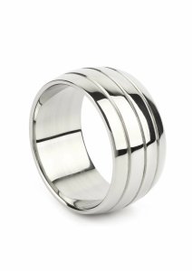 Mr. Steel Oval Barrel C-Ring 55mm stalowy pierścień anatomiczny, szeroki owalny profil