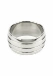 Mr. Steel Oval Barrel C-Ring 55mm stalowy pierścień anatomiczny, szeroki owalny profil