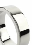 Mr. Steel Wide Band C-Ring 50mm stalowy pierścień szeroki, polerowana stal, solidna konstrukcja