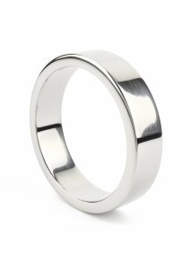 Mr. Steel Wide Band C-Ring 55mm stalowy pierścień szeroki, polerowana opaska, anatomiczny kształt