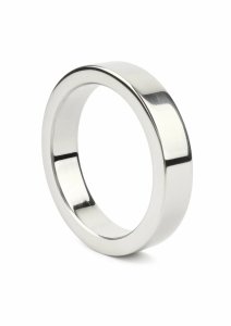 Mr. Steel Premium C-Ring stalowy pierścień 10mm x 40mm, anatomiczny, polerowany