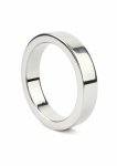 Mr. Steel Premium C-Ring stalowy pierścień 10mm x 40mm, anatomiczny, polerowany
