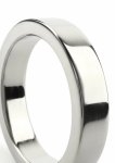 Mr. Steel Premium C-Ring stalowy pierścień 10mm x 40mm, anatomiczny, polerowany