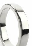 Mr. Steel Premium C-Ring stalowy pierścień 10mm x 45mm, ergonomiczny, gładki