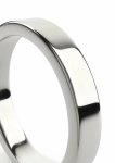 Mr. Steel Premium C-Ring stalowy 10mm x 50mm, anatomiczny, polerowany design