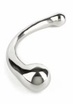 Mr. Steel The Curvy G-spot Double Ended stalowy model dwustronny, zakrzywiony