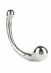 Mr. Steel The Curvy G-spot Double Ended stalowy model dwustronny, zakrzywiony