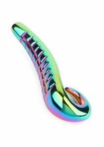 Mr. Steel Devil's Tongue - stalowy model z teksturą, srebrny, 21 cm, wypukłości