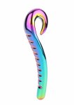 Mr. Steel Devil's Tongue - stalowy model z teksturą, srebrny, 21 cm, wypukłości