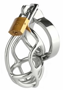 Mr. Steel San Quentin Chastity Cage stalowa klatka anatomiczna, wentylowana