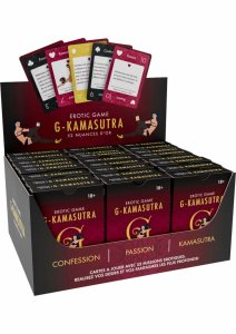 G Kamasutra karty inspiracji 24 opakowania ENG/FR/DE – zestaw dla par, 52 karty