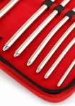 Mr. Steel Single-End Zestaw 10 stalowych sond do progresywnego rozszerzania, srebrny