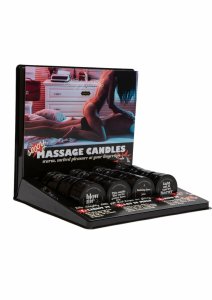 Kama Sutra Massage Candle Display 16 szt. waniliowe świece do masażu z olejem kokosowym