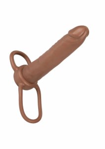 CalExotics California Exotic Accommodator Dual Penetrator system podwójny TPR 13cm, elastyczne pętle