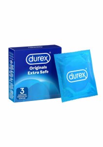 Durex Extra Safe 6 szt. – prezerwatywy lateksowe grubsze, anatomiczny kształt, dodatkowe nawilżenie