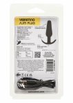 CalExotics Boundless Vibrating Slim Plug silikonowy, wibrujący, czarny, 10 trybów, IPX7