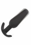 CalExotics Boundless Vibrating Slim Plug silikonowy, wibrujący, czarny, 10 trybów, IPX7