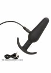 CalExotics Boundless Vibrating Slim Plug silikonowy, wibrujący, czarny, 10 trybów, IPX7