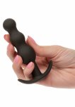 CalExotics Boundless Vibrating Beaded Plug silikonowy, segmentowany, 10 trybów, wodoodporny IPX7