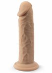 Real Skin Model 2 – 15,4 cm, silikonowy, dwuwarstwowy Silexpan, przyssawka, termo-reaktywny