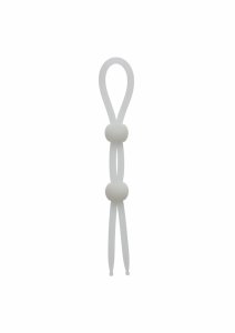 CalExotics Alpha Dual Lasso czarny silikonowy podwójny pierścień regulowany, wodoodporny