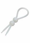 CalExotics Alpha Dual Lasso czarny silikonowy podwójny pierścień regulowany, wodoodporny