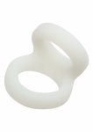 CalExotics Alpha Liquid Silicone Snug Tugger anatomiczny pierścień z podparciem, czarny silikonowy