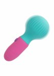 CalExotics Naughty Bits To The Max Wand mini masażer silikonowy, 10 trybów, IPX7, USB