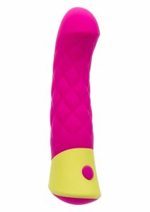 Rave Quilted G Vibrator silikonowy masażer 10 trybów, pikowana powierzchnia, wodoodporny IPX7