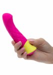 Rave Quilted G Vibrator silikonowy masażer 10 trybów, pikowana powierzchnia, wodoodporny IPX7