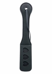 Heart Throb Paddle dwuwarstwowa płetwa z motywem serca, ergonomiczny uchwyt, czarna