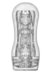 TOYJOY HERO Vacuum Stroker przezroczysty system podciśnieniowy z teksturowaną powierzchnią