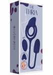 TOYJOY The Thria Ultimate Couple Climaxer silikonowy pierścień intymny IPX7, 10 trybów, 2 silniki