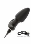 Rock Bottom Thrusting and Vibrating Probe – silikonowy masażer IPX7, 10 trybów, czarny