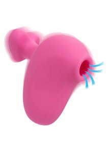 Suck & Play Massager – kompaktowy masażer silikonowy, 10 trybów, wodoodporny IPX7