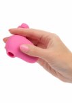 Suck & Play Massager – kompaktowy masażer silikonowy, 10 trybów, wodoodporny IPX7