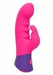 Bunny Vibrator model silikonowy z uszami, 10 trybów, wodoodporny, różowy, ładowanie USB