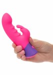 Bunny Vibrator model silikonowy z uszami, 10 trybów, wodoodporny, różowy, ładowanie USB