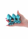 Iridescent Trainer Kit 3 Pcs zestaw chromowanych stożków treningowych, 3 rozmiary
