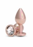 nsnovelties Iridescent Plug Medium chromowana anatomiczna wtyczka średnia, opalizująca