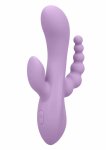 CalExotics Bend & Hold Triple Rumbler elastyczny masażer silikonowy, 10 trybów, IPX7, USB