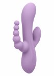CalExotics Bend & Hold Triple Rumbler elastyczny masażer silikonowy, 10 trybów, IPX7, USB