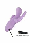 CalExotics Bend & Hold Triple Rumbler elastyczny masażer silikonowy, 10 trybów, IPX7, USB