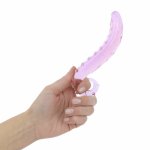Gildo No. 36 Tentacle szklany model z ergonomicznym uchwytem, 15 cm, przezroczysty
